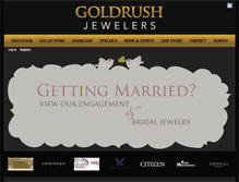 Tablet Screenshot of goldrushjewelers.net