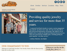 Tablet Screenshot of goldrushjewelers.com